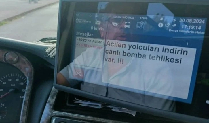 Otobüslere ‘canlı bomba var’ mesajı gönderdiler!