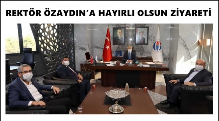 Rektör Özaydın’a hayırlı olsun ziyareti