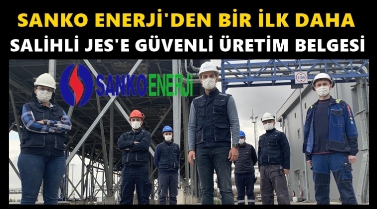 Salihli JES'e Covid-19 Güvenli Üretim Belgesi