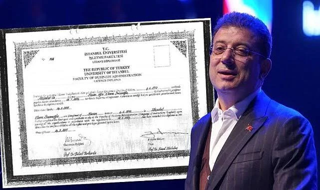 Savcılık, İmamoğlu'nun diplomasına ilişkin üniversiteden belge istedi