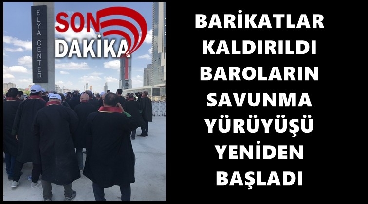 'Savunma Yürüyüşü' yeniden başladı