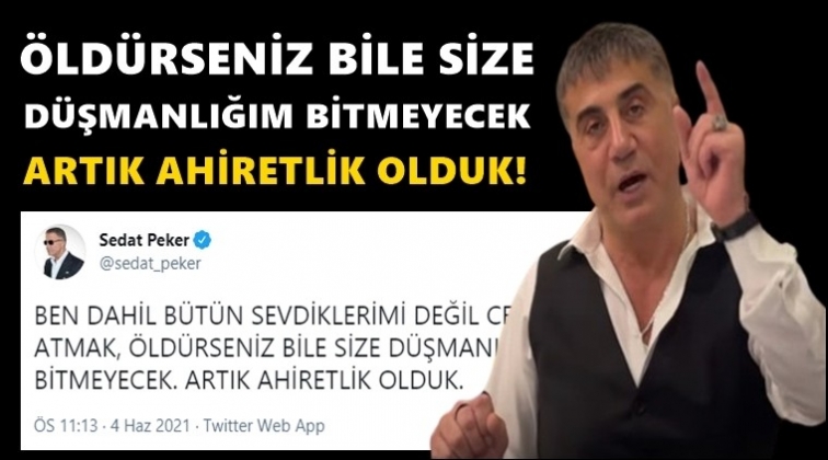 Sedat Peker çileden çıktı: Artık ahiretlik olduk!