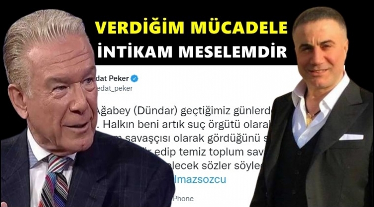 Sedat Peker'den Uğur Dündar'a yanıt...