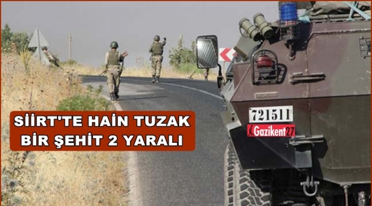 Siirt’te hain tuzak: Bir şehit, iki yaralı