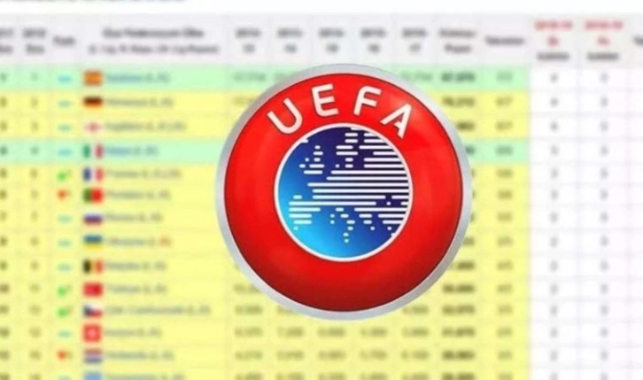  İşte UEFA ülke puanında son durum: Türkiye, ülke puanı sıralamasında geriledi