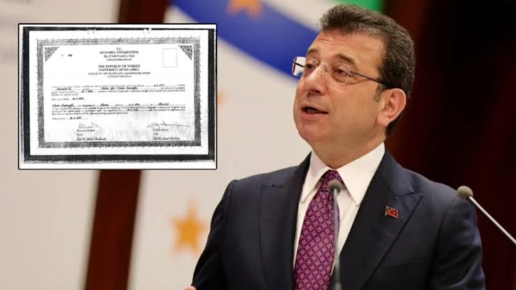 Ekrem İmamoğlu'nun diploması iptal edildi' iddiası