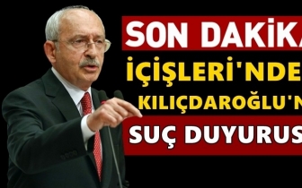 Soylu'dan Kılıçdaroğlu hakkında suç duyurusu!