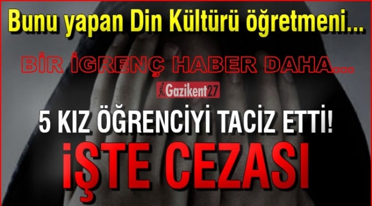 Sözde Din öğretmeni iğrenç, sapık!..