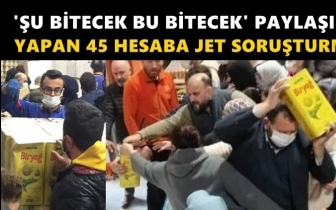 'Şu bitecek, bu bitecek' diyenlere soruşturma!