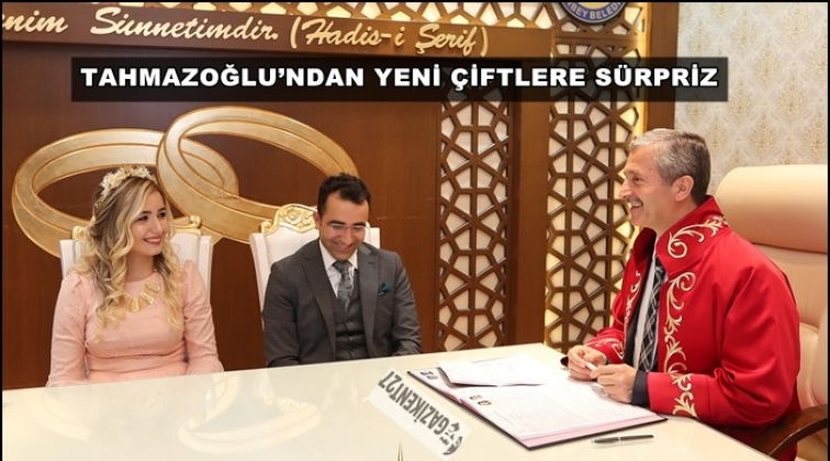 Tahmazoğlu nikah kıydı