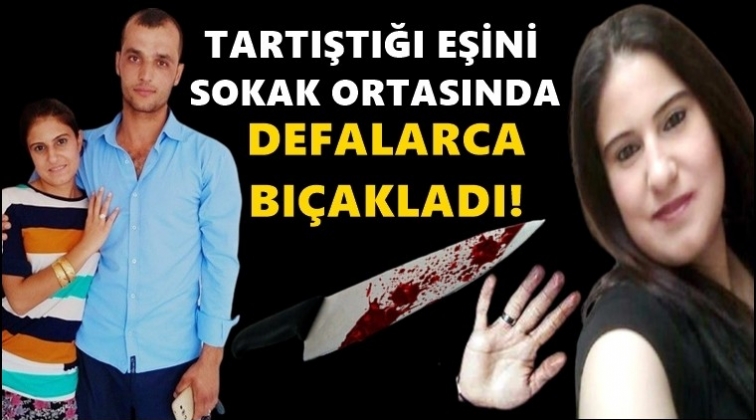 Tartıştığı eşini 10 bıçak darbesiyle öldürdü!