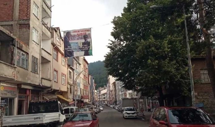 Teğmen Ebru Eroğlu için asılan ‘Akkuş’un gururu’ afişi kaldırıldı