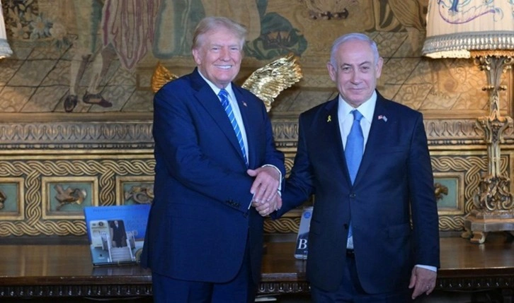 Trump, Netanyahu'yu evinde ağırladı: 'Bir Yahudi Harris'e nasıl oy verir...'