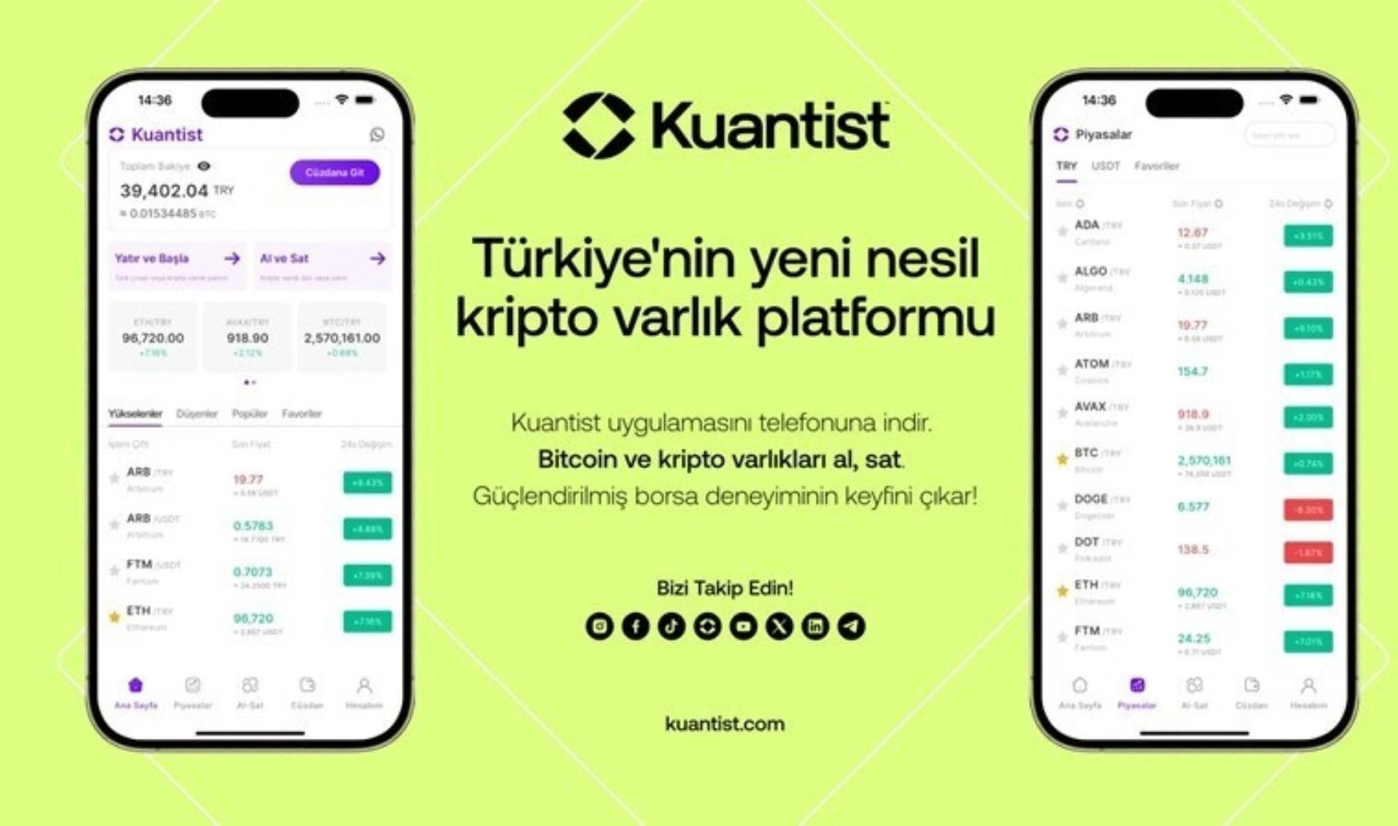 Türkiye’nin yeni nesil kripto varlık platformu, mobil uygulamalarını devreye aldı