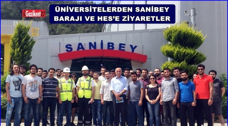 Üniversite öğrencilerinden Sanibey Barajı'na ziyaret