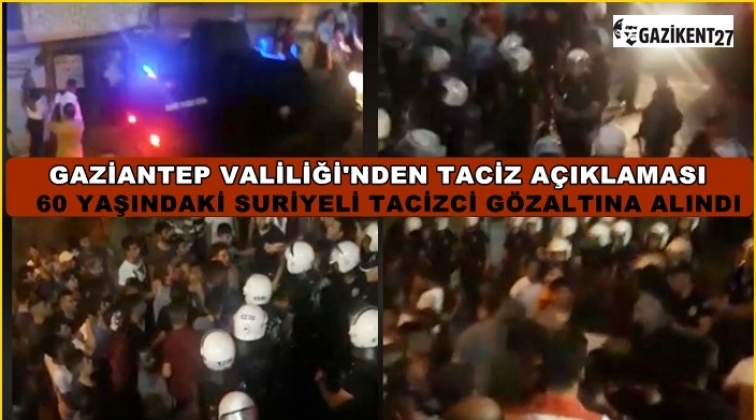 Valilikten taciz açıklaması