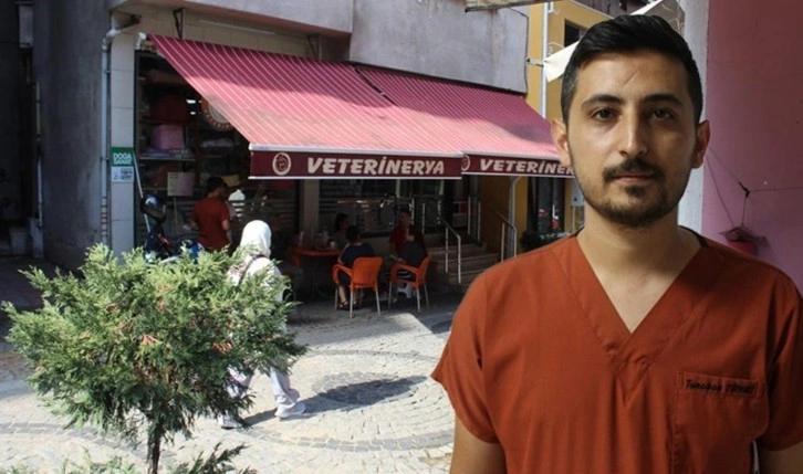 Veteriner hekime sopa ve bıçaklı saldırı