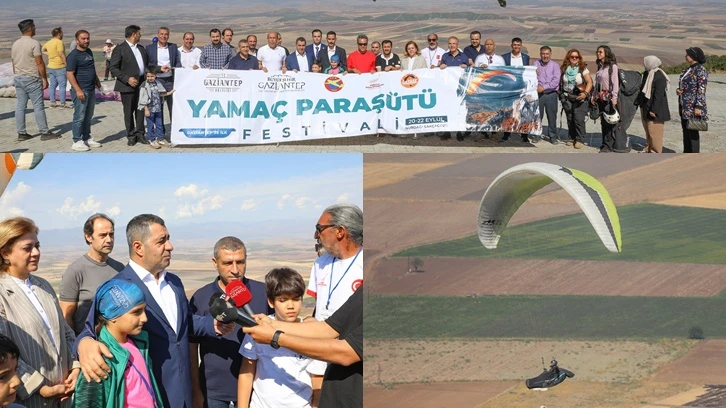 Yamaç Paraşütü Festivali devam ediyor