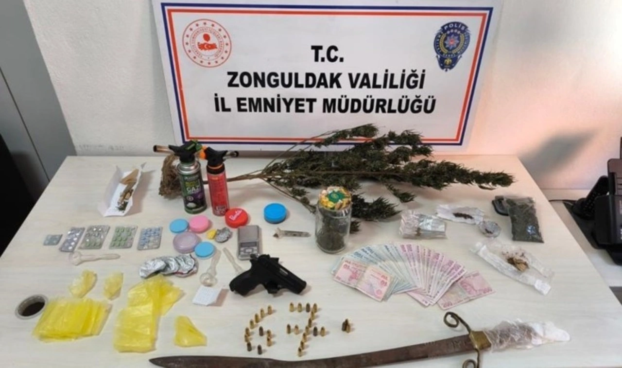 Zonguldak'ta uyuşturucu operasyonu: 18 şüpheli yakalandı