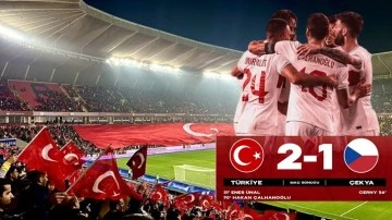 A Milli Takım Çekya’yı Gaziantep’te mağlup etti!