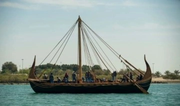 Antik gemiyle denize açıldılar: 'Binlerce yıllık tekniklerle inşa edildi...'
