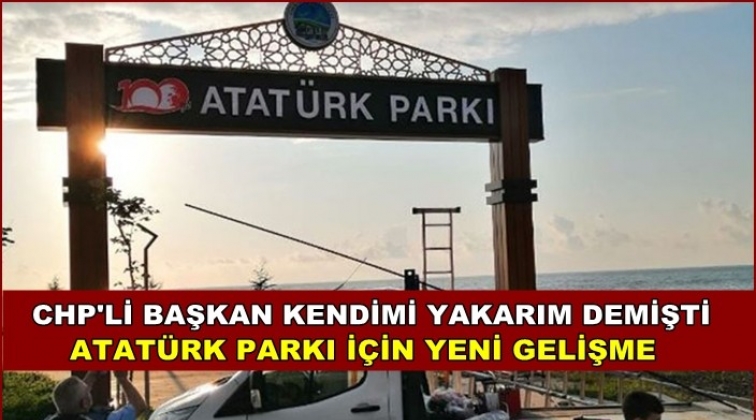 Atatürk Parkı'nın isim tartışması yargıya taşındı