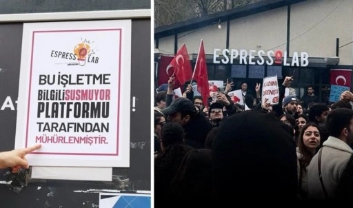 Bilgi Üniversitesi'nde 'Espresslolab' boykotu: Öğrenciler okuldaki şubeyi mühürledi!