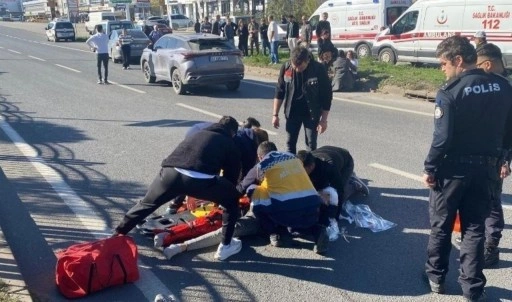 Bolu’da yola aniden çıkan 14 yaşındaki çocuğa otomobil çarptı