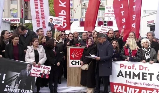 CHP'nin Esenyurt nöbeti devam ediyor: 'İstanbul'a mesaj verilmeye çalışılıyor'