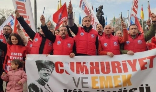 Eğitim-İş Genel Başkanı Kadem Özbay Polatlı'dan seslendi: 'Cumhuriyetin mirasını yağmalıyo