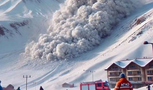 Erciyes Kayak Merkezi'nde çığ düştü