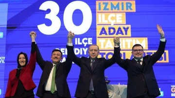 Erdoğan Cumhur İttifakı'nın İzmir adaylarını açıkladı
