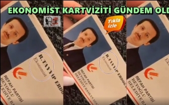 Erdoğan'ın "Ekonomist" kartviziti çıktı!
