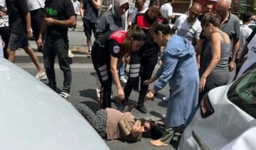 Esenyurt'ta freni boşalan TIR, 5 araca çarptı: Minibüsten inen kadın araçların arasında sıkıştı