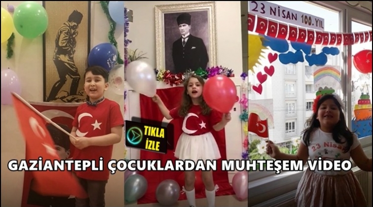 Gaziantep Anaokulu öğrencilerinin 23 Nisan videosu