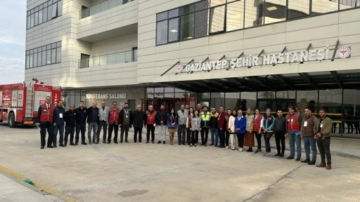 Gaziantep Şehir Hastanesinde ‘Hap’ Tatbikatı