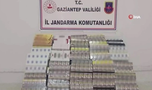 Gaziantep'te 1,5 milyon TL değerinde kaçak sigara ve tütün ele geçirildi