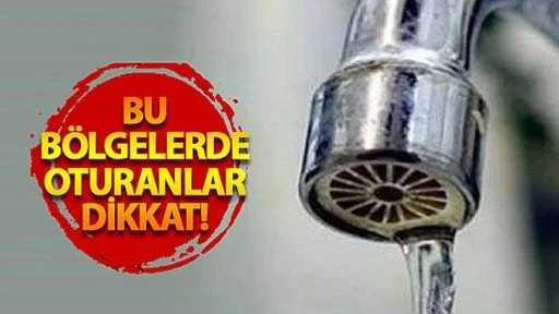 Gaziantep'te su kesintisi