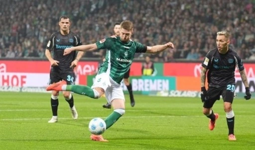 Leverkusen, Werder Bremen'e 90'da takıldı