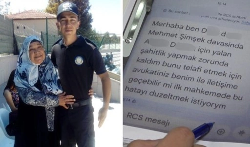 Mehmet Şimşek davasında yeni gelişme: 'Yalancı şahitlik' mesajı ortaya çıktı, dosya yenide