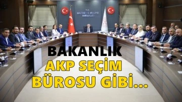 Nebati, Bakanlığı AKP'nin seçim ofisi gibi kullandı!