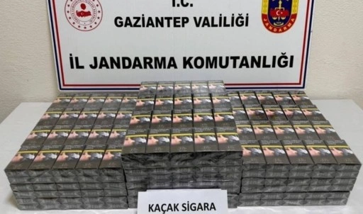 Gaziantep’te Piyasa değeri 1 milyon TL: Kaçak sigara ele geçirildi