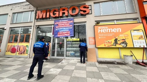 Şahinbey Belediyesi Migros'u tekrar kapattı!