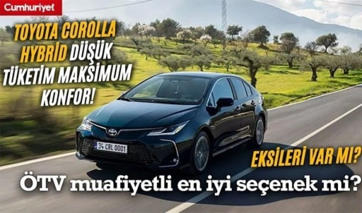 Toyota Corolla Hybrid: Konfor ve düşük yakıt tüketimi bir arada...