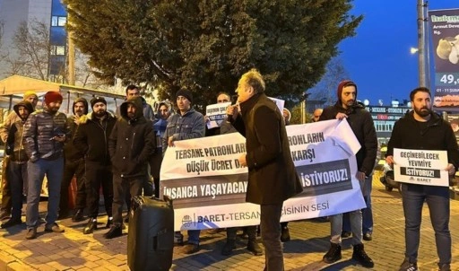 Tuzla tersanelerinde ücret zammı tepkisi sürüyor: 'İnsanca yaşayacak ücret istiyoruz'