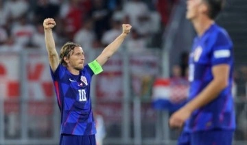 UEFA Uluslar Ligi'nde Hırvatistan, Luka Modric ile güldü!