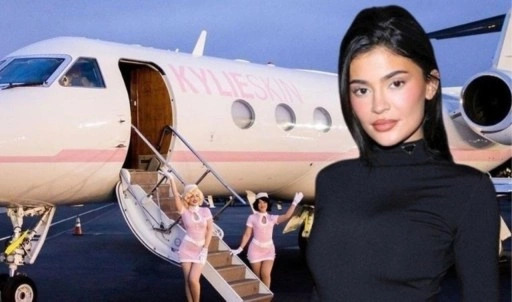 Yılbaşından bu yana 11 kere özel jetini kullandı: Kylie Jenner’ı 'eko-terörist' ilan ettil