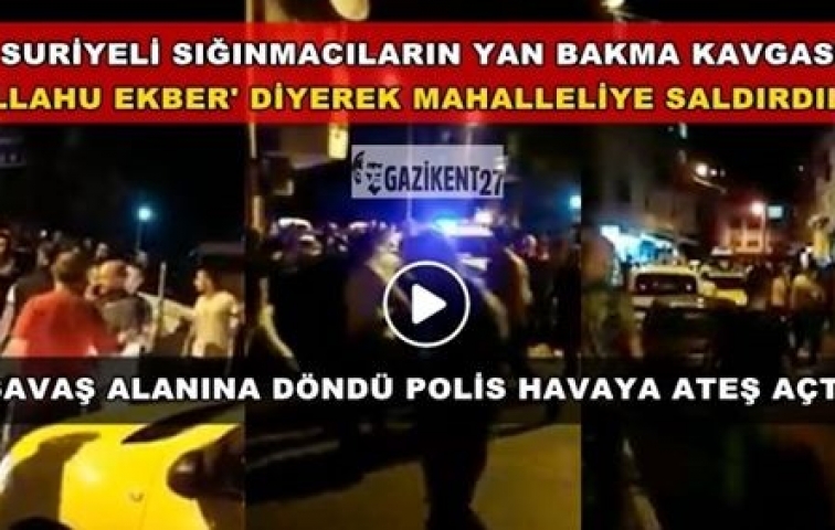 SURİYELİLER ALLAHU EKBER DİYEREK SALDIRDI!