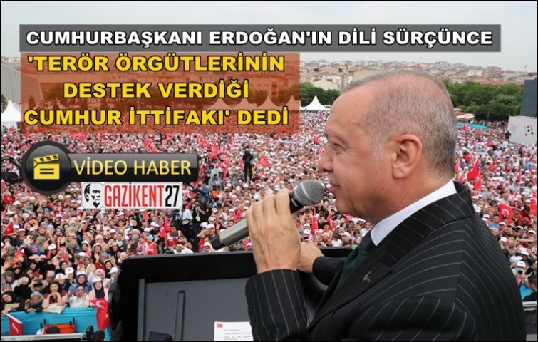 CUMHURBAŞKANI ERDOĞAN&#039;IN DİLİ FENA SÜRÇTÜ!