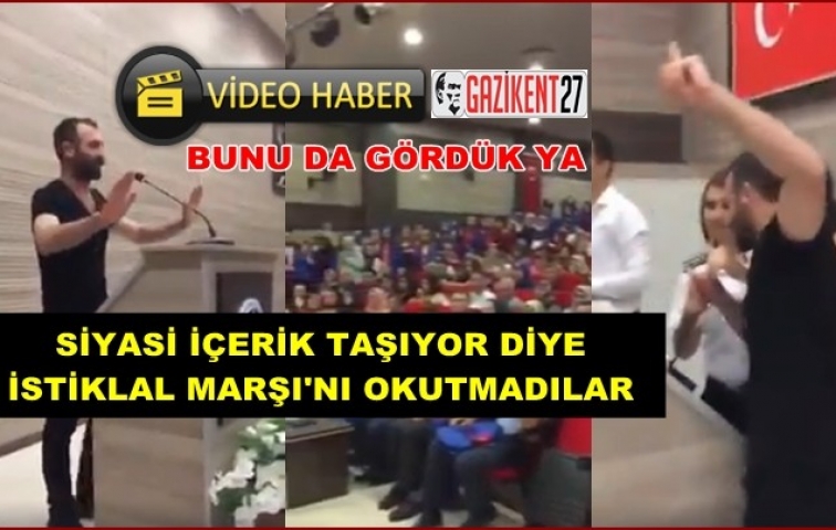 İSTİKLAL MARŞI&#039;NI SİYASİ İÇERİK DİYE OKUTMADILAR!